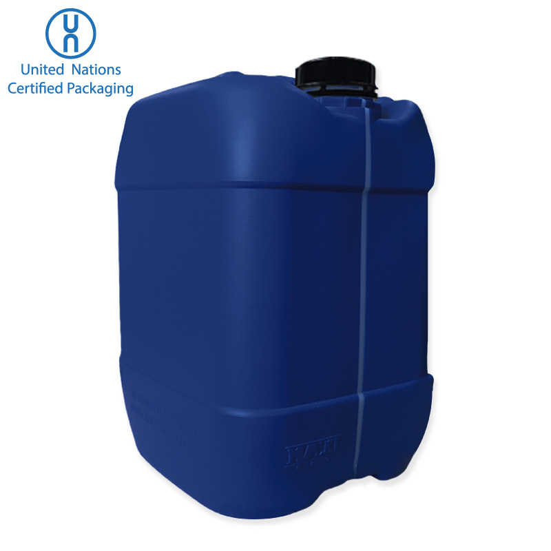 5 Gallon Blue HDPE Jerrican, 70 mm » Hazmatpac