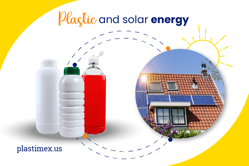 plastic and solar energy